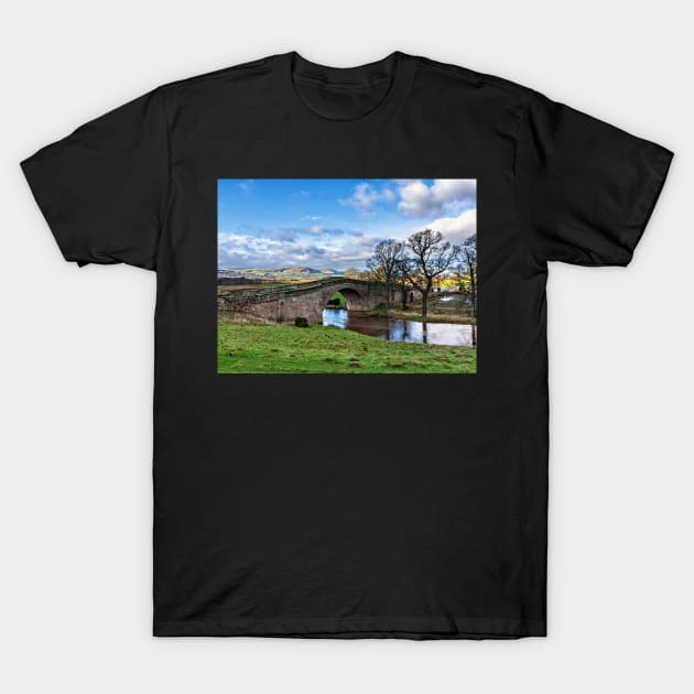 Westwood Bridge and The Cheviots T-Shirt by Reg-K-Atkinson